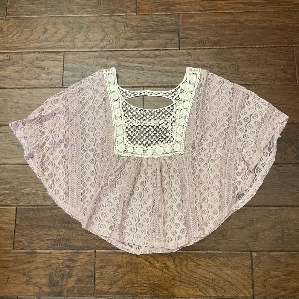 Boho nude pink kirra top